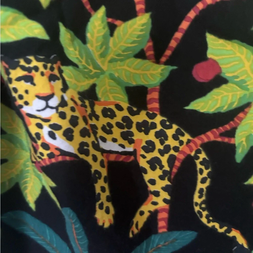 Printfresh Big Cat Energy Jungle Print pajamas M - Picture 3 of 6